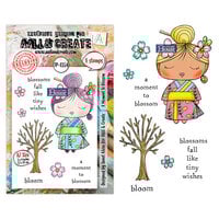 AALL and Create - Petals & Ink Collection - Clear Photopolymer Stamps - A Moment To Blossom