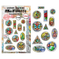 AALL and Create - Postcards of Cheer Collection - Clear Photopolymer Stamps - Merry Post
