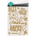 Heidi Swapp - Hello Today Collection - Memory Planner - Glitter Stickers - Gold