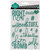 Heidi Swapp - Hello Today Collection - Memory Planner - Glitter Stickers - Teal