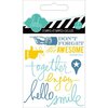 Heidi Swapp - Hello Today Collection - Memory Planner - Clear Acrylic Stamps - Mini - Together