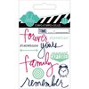 Heidi Swapp - Hello Today Collection - Memory Planner - Clear Acrylic Stamps - Mini - Remember