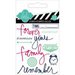 Heidi Swapp - Hello Today Collection - Memory Planner - Clear Acrylic Stamps - Mini - Remember