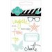 Heidi Swapp - Hello Today Collection - Memory Planner - Clear Acrylic Stamps - Mini - Inspire
