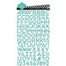 Heidi Swapp - Favorite Things Collection - Puffy Gloss Stickers - Alphabet