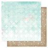 Heidi Swapp - Dreamy Collection - 12 x 12 Double Sided Paper - Dreamy Dots