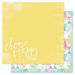Heidi Swapp - Dreamy Collection - 12 x 12 Double Sided Paper - Choose Happy