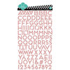 Heidi Swapp - Dreamy Collection - Puffy Glitter Stickers - Alphabet