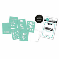 Heidi Swapp - Stencil Mini Kit - Words
