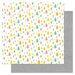 Pink Paislee - Hello Sunshine Collection - 12 x 12 Double Sided Paper - Rain Drops