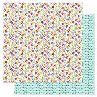 Pink Paislee - Hello Sunshine Collection - 12 x 12 Double Sided Paper - Puddle Jumper