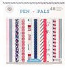 Pink Paislee - Pen Pals Collection - 12 x 12 Paper Pad