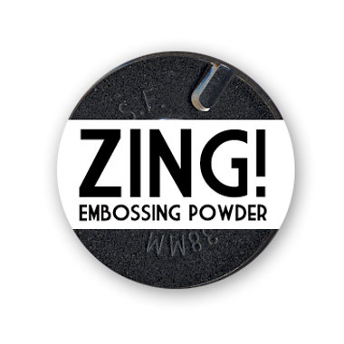 American Crafts - Zing! Collection - Opaque Embossing Powder - Charcoal, CLEARANCE