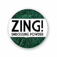 American Crafts - Zing! Collection - Glitter Embossing Powder - Blue, CLEARANCE