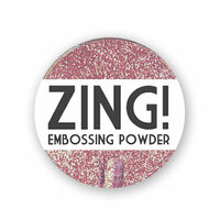 American Crafts - Zing! Collection - Glitter Embossing Powder - Pink, CLEARANCE