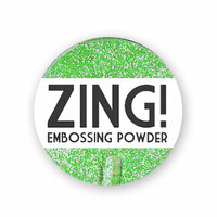 American Crafts - Zing! Collection - Glitter Embossing Powder - Green, CLEARANCE