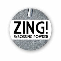 American Crafts - Zing! Collection - Metallic Embossing Powder - Silver, CLEARANCE