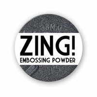 American Crafts - Zing! Collection - Metallic Embossing Powder - Pewter