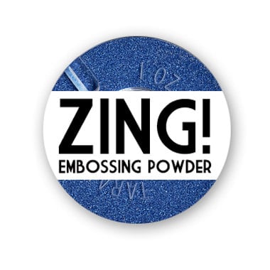 American Crafts - Zing! Collection - Metallic Embossing Powder - Blue, CLEARANCE