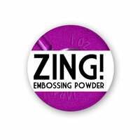 American Crafts - Zing! Collection - Fluorescent Embossing Powder - Neon Purple, CLEARANCE
