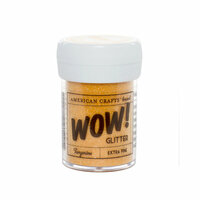 American Crafts - Wow! - Glitter - Extra Fine - Tangerine