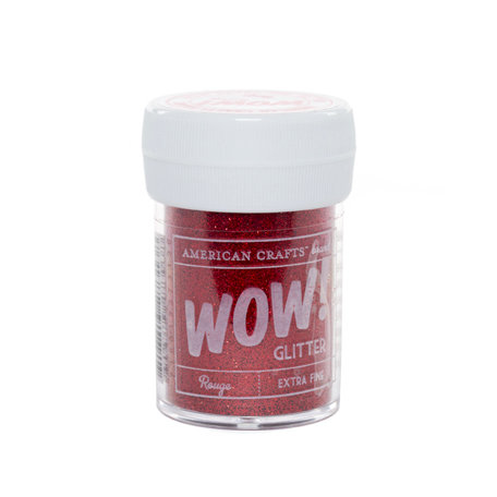 American Crafts - Wow! - Glitter - Extra Fine - Rouge