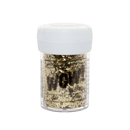 American Crafts - Wow! - Glitter - Chunky - Gold