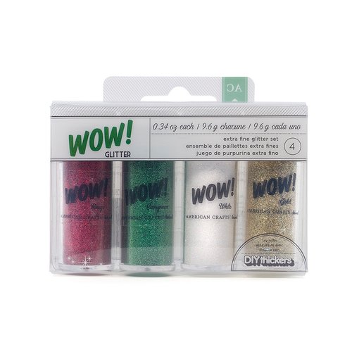 American Crafts - Christmas - Wow! - Glitter - Extra Fine - Christmas