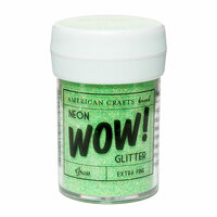 American Crafts - Wow! Neon Glitter - Extra Fine - Grass