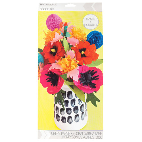 K and Company - Paper Crafting Kit - Bright Floral Bouquet