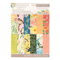 K&Company Antique Garden Vellum And Embossing Stickers 9/Pkg