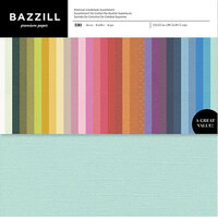 Bazzill Basics - 12 x 12 Cardstock - Extra Value Pack - Assorted Colors