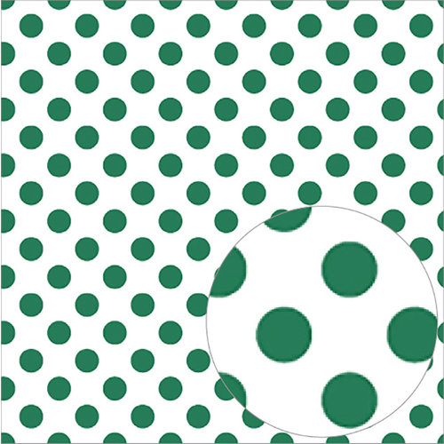 Bazzill Basics - 12 x 12 Acetate Paper - Dots - Bazzill Green