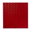 Bazzill Basics - 12 x 12 Paper with Foil Accents - Heart - Red Hots