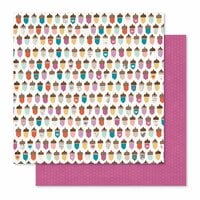 Pink Paislee - Cedar Lane Collection - 12 x 12 Double Sided Paper - Acorn Avenue