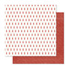 Pink Paislee - Yuletide Collection - Christmas - 12 x 12 Double Sided Paper - Sweater Weather