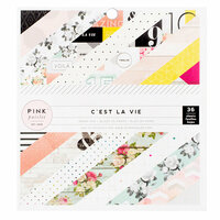 Pink Paislee - C'est La Vie Collection - 6 x 6 Paper Pad