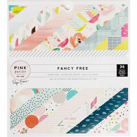 Pink Paislee - Fancy Free Collection - 6 x 6 Paper Pad