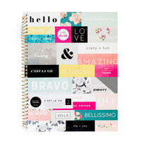 Pink Paislee - Paislee Paperie Collection - Notebook - 8.5 x 11 - Phrases