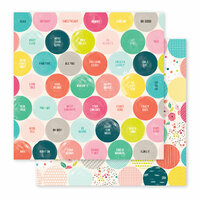 Pink Paislee - Fancy Free Collection - 12 x 12 Double Sided Paper - Paper 03