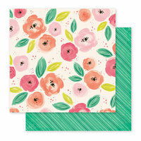 Pink Paislee - Fancy Free Collection - 12 x 12 Double Sided Paper - Paper 07