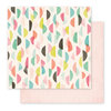 Pink Paislee - Fancy Free Collection - 12 x 12 Double Sided Paper - Paper 09