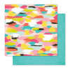 Pink Paislee - Fancy Free Collection - 12 x 12 Double Sided Paper - Paper 12