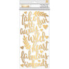 Pink Paislee - Take Me Away Collection - Thickers with Foil Accents - Phrases - Foam - Dream