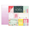 Pink Paislee - Take Me Away Collection - 12 x 12 Double Sided Paper - 01