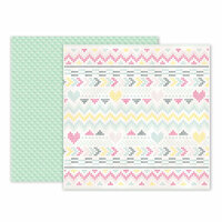 Pink Paislee - Take Me Away Collection - 12 x 12 Double Sided Paper - 03