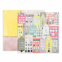 Pink Paislee - Take Me Away Collection - 12 x 12 Double Sided Paper - 13