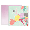 Pink Paislee - Take Me Away Collection - 12 x 12 Double Sided Paper - 15