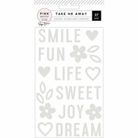 Pink Paislee - Take Me Away Collection - Mirror Stickers