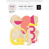 Pink Paislee - Take Me Away Collection - Wood Veneer Shapes